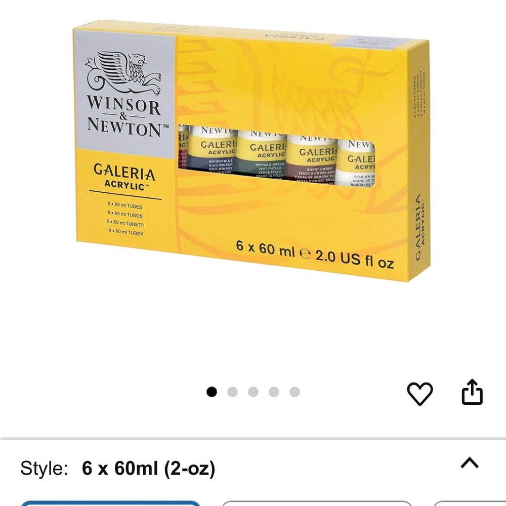 Winsor & Newton Galeria Acrylic Paint Set